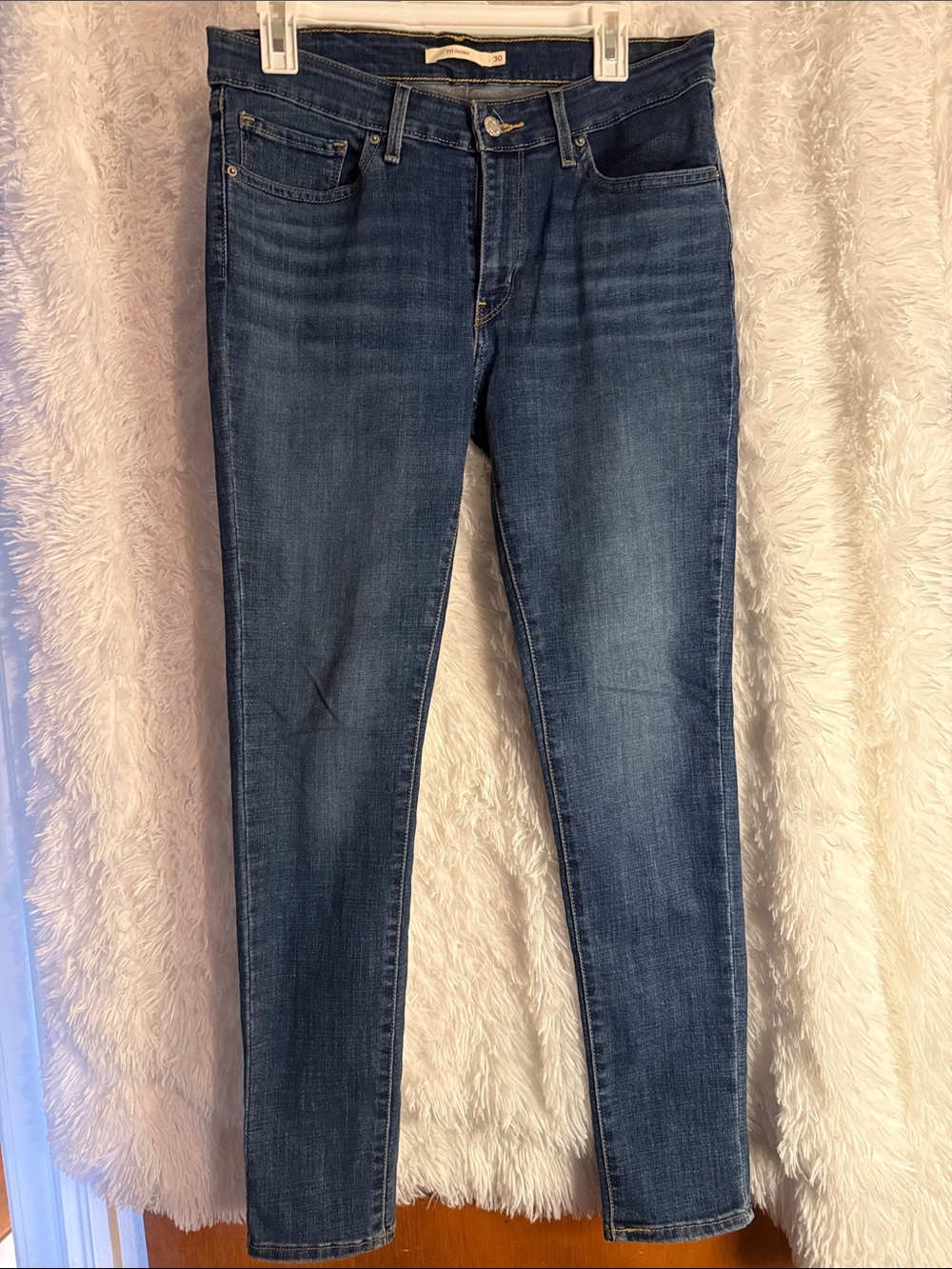 Levi's 711 Dark Blue Skinny Jeans